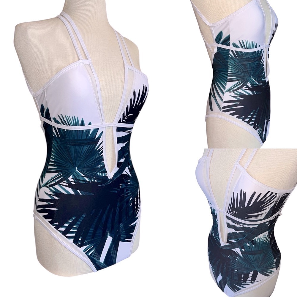 Tropical Palm Women’s Swimwear - Picture 5 of 11